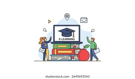 Digital education platforms transforming student learning experiences through online courses and interactive content delivery