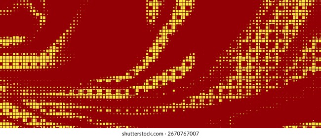 Digital effects. Geometric abstract background. Colorful pattern. Unique texture. Festive decoration.
