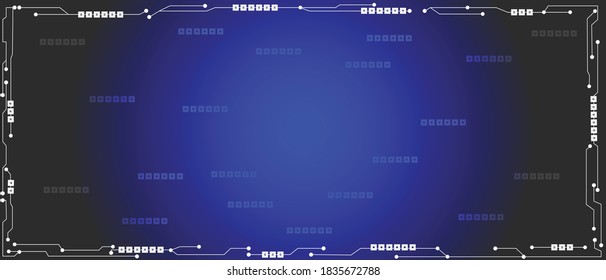 Digital electronic technology world Virtual business idea (the center area can put text)