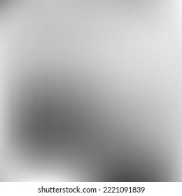 Digital Empty Minimal Grey Gradient Mesh. Metallic Smooth Liquid Watercolor Gradient Backdrop. Trendy Aluminium Silver Dark Blurry Wallpaper. Monochrome Black Vector White Design Picture.