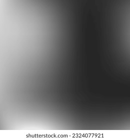 Digital Empty Silver Smooth Gradient Mesh. Grey Metallic Minimal Black Gradient Backdrop. White Liquid Monochrome Vector Blurry Wallpaper. Trendy Aluminium Dark Watercolor Blurred Texture.