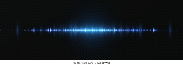 Digital equalizer. Sound waves. Abstract musical pulse background.