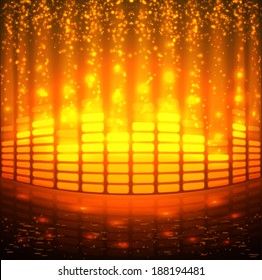 Digital Equalizer. Vector illustration. eps 10 abstract