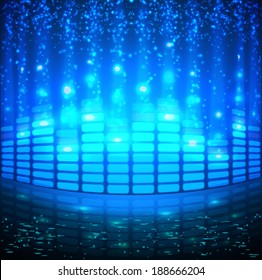 Digital Equalizer. Vector illustration. eps 10 abstract