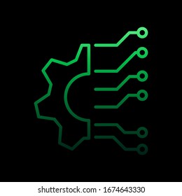 Digital equipment management nolan icon. Simple thin line, outline vector of intelligence icons for ui and ux, website or mobile application