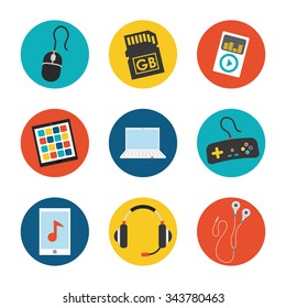 Digital era technology graphic design, vector illustration