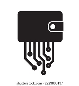 digital e-wallet simple financial app icon
