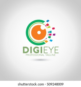 Digital Eye Logo