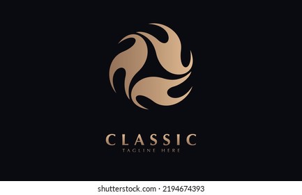 digital eye shape vector design logo template