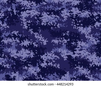 Digital fashionable camouflage pattern, vector illustration. Military print. Seamless vector wallpaper
