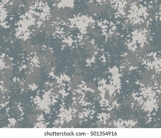 Digital fashionable camouflage pattern, vector illustration. Military print. Seamless vector wallpaper