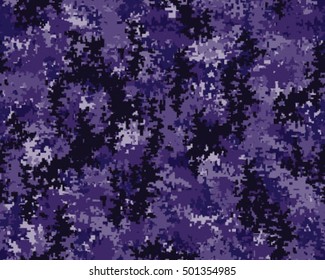 Digital fashionable camouflage pattern, vector illustration. Military print. Seamless vector wallpaper