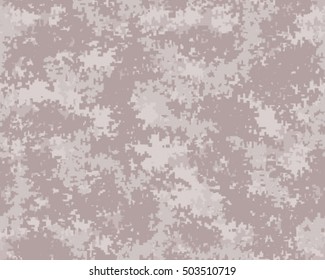 Digital fashionable camouflage pattern, vector illustration. Military print. Seamless vector wallpaper
