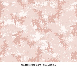 Digital fashionable camouflage pattern, vector illustration. Military print. Seamless vector wallpaper
