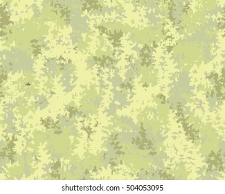 Digital fashionable camouflage pattern, vector illustration. Military print. Seamless vector wallpaper