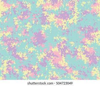 Digital fashionable camouflage pattern, vector illustration. Military print. Seamless vector wallpaper
