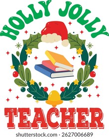 Digital File Holly Jolly Teacher 