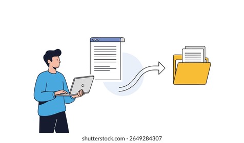 Sistema de gerenciamento de arquivos digitais para organização de dados simplificada e automação eficiente do fluxo de trabalho