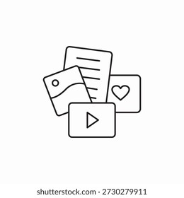 digital files icon sign vector