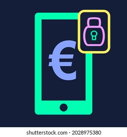 Icono de seguridad digital y financiera 