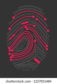 Digital fingerprint access denied