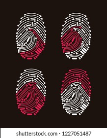Digital fingerprint access denied