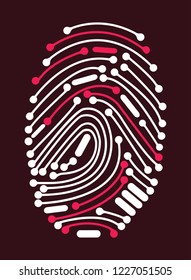 Digital fingerprint access denied