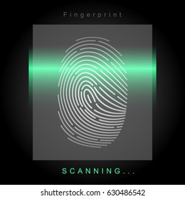 Digital fingerprint scanning