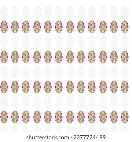Digital floral allover design pattern seamless textile professional work