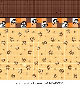 Diseño digital floral y aleatorio, trabajo profesional sin fisuras