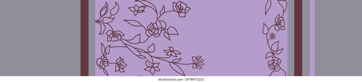 Digital floral allover design pattern seamless textile professional work