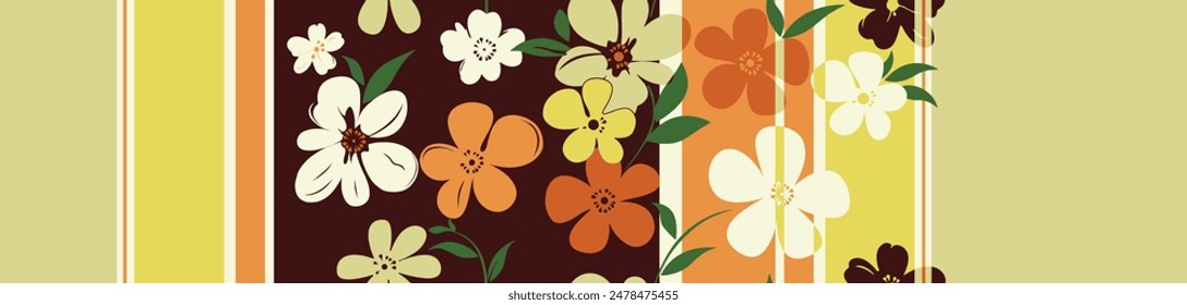 Digitale florale Allover Design Muster nahtlose Textil professionelle Arbeit