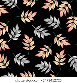 Digital floral allover design pattern seamless textile professional work
