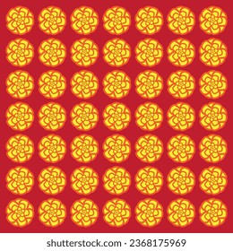 Digital floral pattern for multiple usage