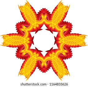 Digital flower art
