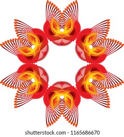 Digital Flower Art