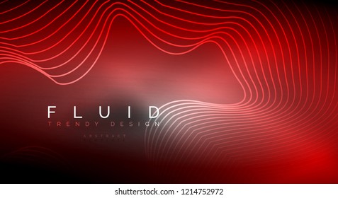 Digital flowing wave particles abstract background, vector smoke effect design