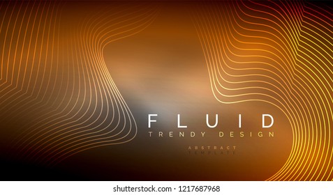 Partículas de onda de flujo digital fondo abstracto, diseño de efecto de humo vectorial