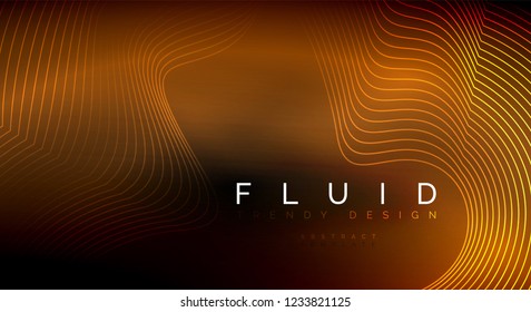 Partículas de onda de flujo digital fondo abstracto, diseño de efecto de humo vectorial