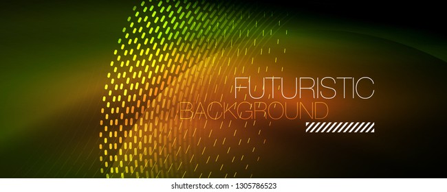 Digital flowing wave particles abstract background, vector smoke effect design. Vector illustration