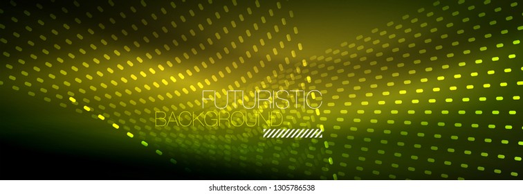 Digital flowing wave particles abstract background, vector smoke effect design. Vector illustration