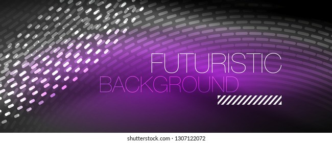 Digital flowing wave particles abstract background, vector smoke effect design. Vector illustration