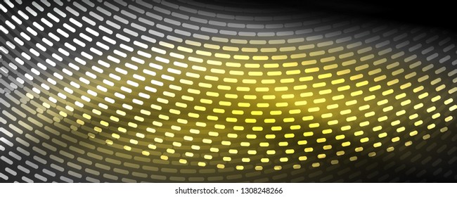 Digital flowing wave particles abstract background, vector smoke effect design. Vector illustration