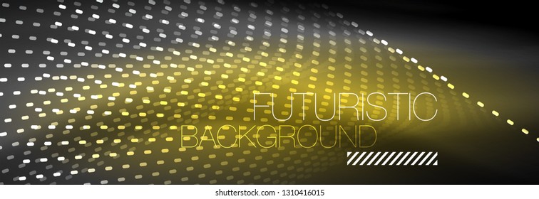 Digital flowing wave particles abstract background, vector smoke effect design. Vector illustration