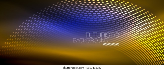 Digital flowing wave particles abstract background, vector smoke effect design. Vector illustration