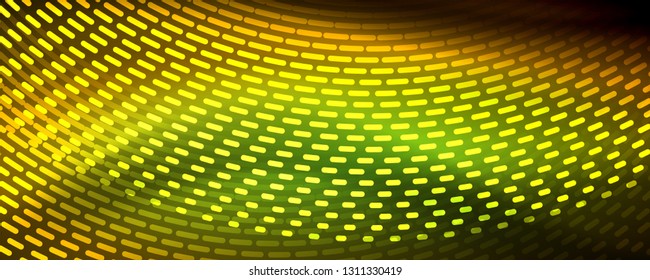 Digital flowing wave particles abstract background, vector smoke effect design. Vector illustration