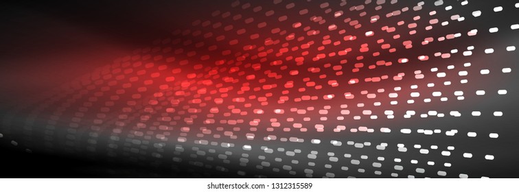 Digital flowing wave particles abstract background, vector smoke effect design. Vector illustration