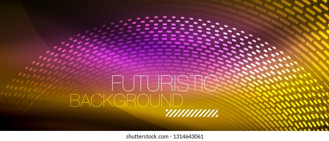 Digital flowing wave particles abstract background, vector smoke effect design. Vector illustration