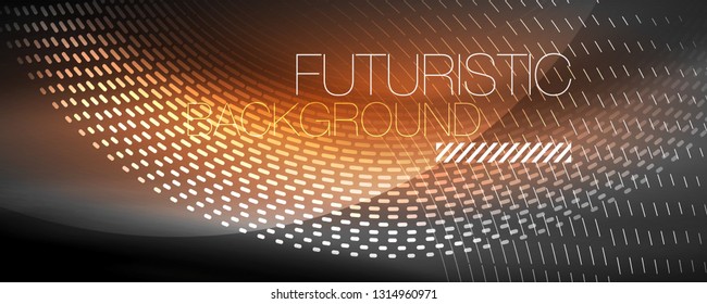 Digital flowing wave particles abstract background, vector smoke effect design. Vector illustration