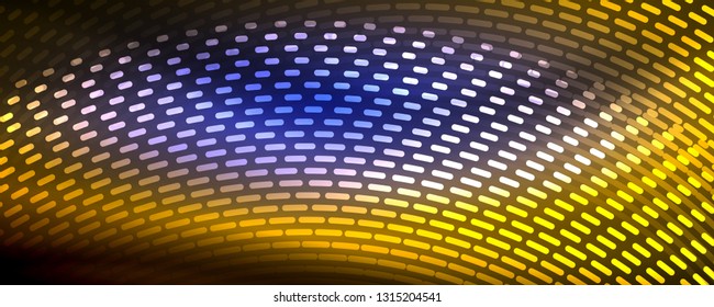 Digital flowing wave particles abstract background, vector smoke effect design. Vector illustration